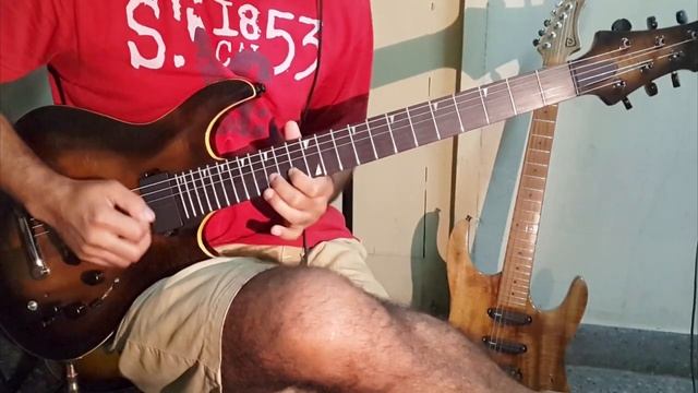Bohemian Rhapsody - Queen guitar solo cover by Josh Mark Raj смотреть онлайн