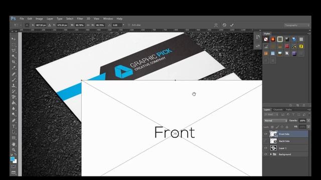 Easily Make Business Card Mockup In Photoshop Cs6 смотреть онлайн