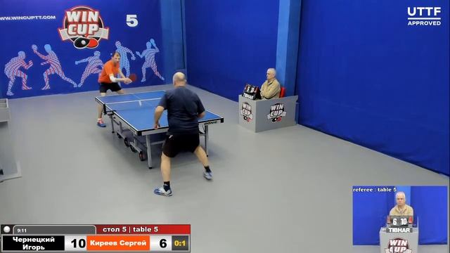 19:30 Чернецкий Игорь 1-3 Киреев Сергей стол 5 ЮГ-3 02.02.21 смотреть онлайн