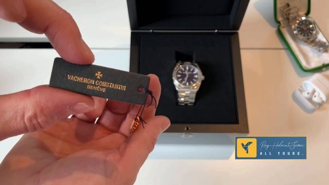 UNBOXING Vacheron Constantin Overseas, Blaues Zifferblatt. Ref. 4500V/110A-B128, Deutsche Review
