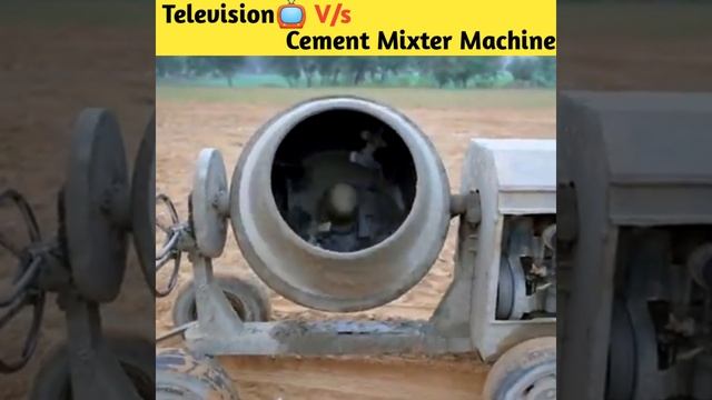 Television V/s Cement Mixture Mashine😯|क्या होगा अगर हम इस मशीन के अन्दर टीवी डाल दे तो Tc Facto смотреть онлайн