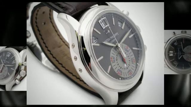 Patek Philippe Annual Calendar Chrohonograph in Platinum with Anthracite Grey Dial - REF# 5960P смотреть онлайн