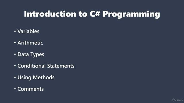 01. Introduction to C# смотреть онлайн