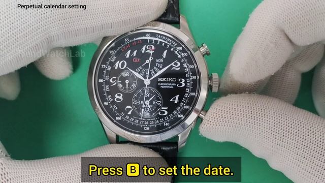 How to set time,date & alarm on Seiko Perpetual Calendar SPC133P1 || Caliber 7T86. смотреть онлайн