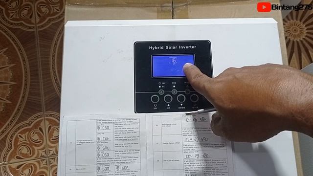 Full Setting & Review Hybrid Solar Inverter Batteryless - PLTS OFFGRID