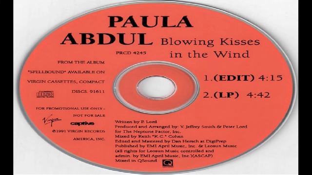 Paula Abdul - Blowing Kisses In The Wind (1991) смотреть онлайн