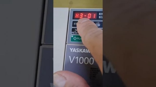 YASKAWA V-1000 inverter setting