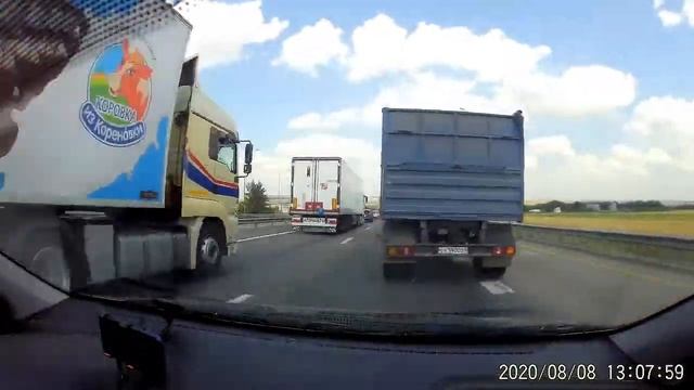 Крым - Москва, 08.08.2020, Таймлапс 15 минут смотреть онлайн