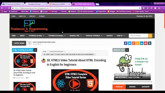 HTML5 Video Tutorial About HTML URL in Urdu for beginners | Part 2 смотреть онлайн