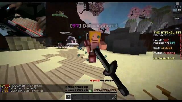 I HATE FULL DIAMOND - Hypixel Pit смотреть онлайн