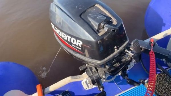 Правильная обкатка ДВУХТАКТНОГО лодочного мотора GLADIATOR 9.9!