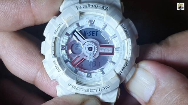 BABY-G CASIO 5338, PAANO MAG-SET NG TIME.