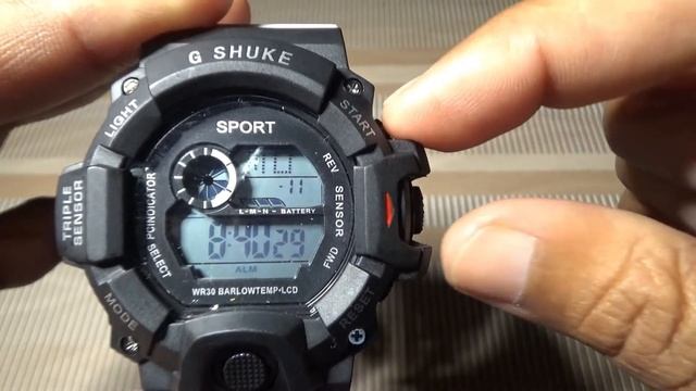 How to Change Date and Time in Sport Watch | Army Sport Watch Time Setting | G shock WR30M 58MM смотреть онлайн