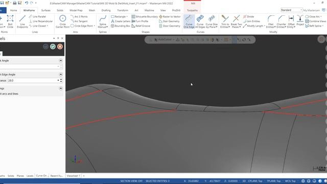 MasterCAM Tutorial #120 | MasterCAM Mill 3D Mold & Die Machining смотреть онлайн