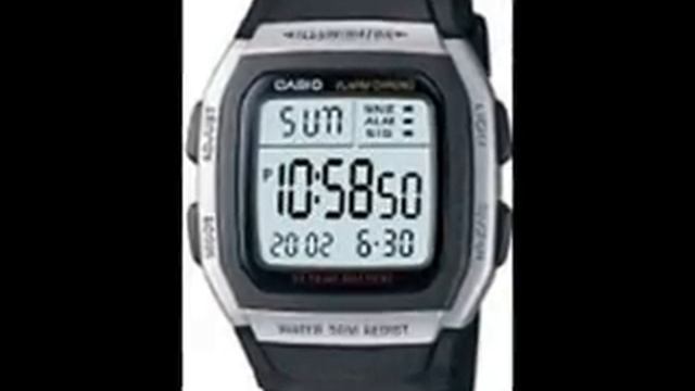 Casio W96H-1AVEF Extended Battery Life Timer Digital Watch