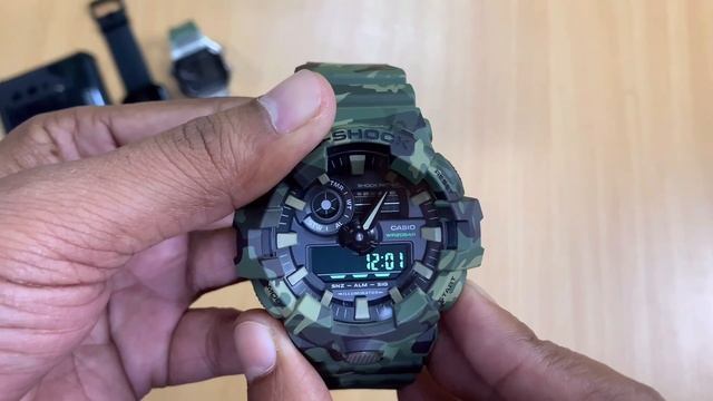 Casio GA 700 G shock - module 5522 - review & tutorial on how to setup and use the functions смотреть онлайн