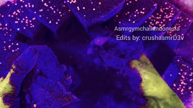 ⬜🟩Beautiful Crushing Soft Crunchy Reformed Gym Chalk Edits Asmr Satisfying @ASMRgymchalkIndonesia🟪💗