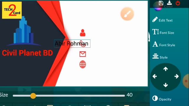 How To Create Business Card Design In Android Phone // Business Card // TECH 2 Card смотреть онлайн