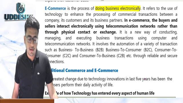 1) E-COMMERCE :- AN INTRODUCTION | B COM BBA ETC смотреть онлайн