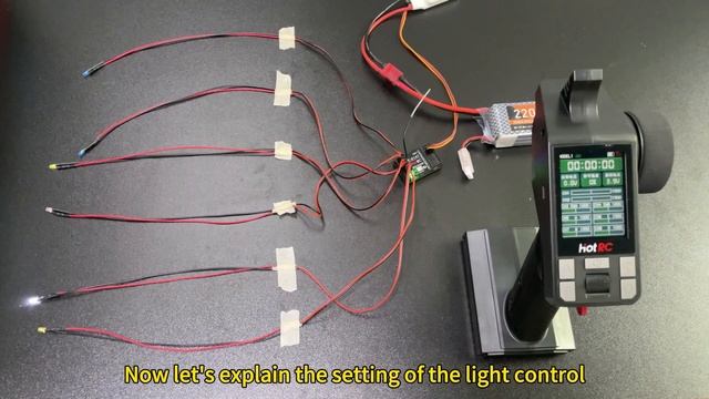 HOTRC CT 8A remote control explanation 【lighting control + gyroscope】 смотреть онлайн