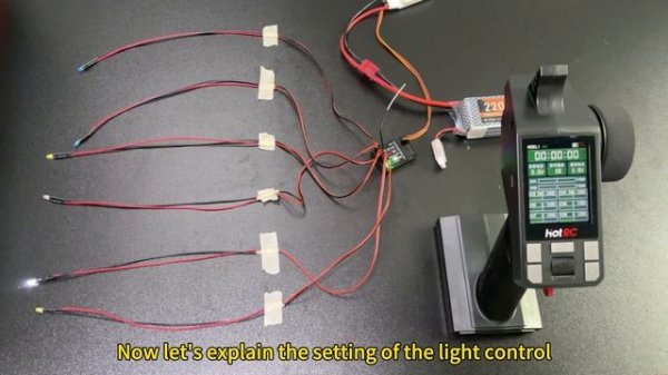 HOTRC CT 8A remote control explanation 【lighting control + gyroscope】
