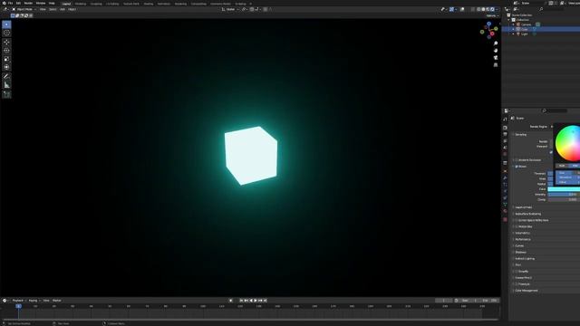 How to Make your object Glow on Blender 3.6 смотреть онлайн