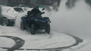 КОГДА У ТЕБЯ КВАДРОЦИКЛ SHARMAX 1100 FORCE ЗИМОЙ ВО ВЛАДИВОСТОКЕ #sharmax #motovlog #offroad #atv