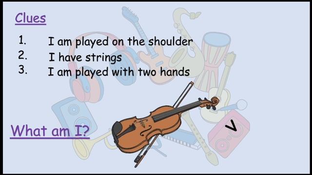 Musical Instrument Quiz | Primary School Music Lesson | Teaching Resources | Who Am I | Music Game смотреть онлайн
