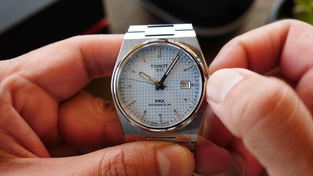 Tissot PRX Powermatic 80 Ice Blue Unboxing смотреть онлайн