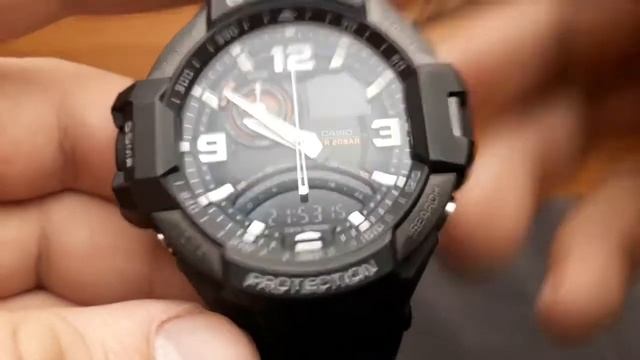 GShock GA-1000 - Setting The Time And Date Tutorial