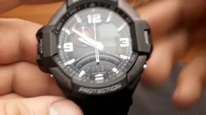 GShock GA-1000 - Setting the Time and Date tutorial