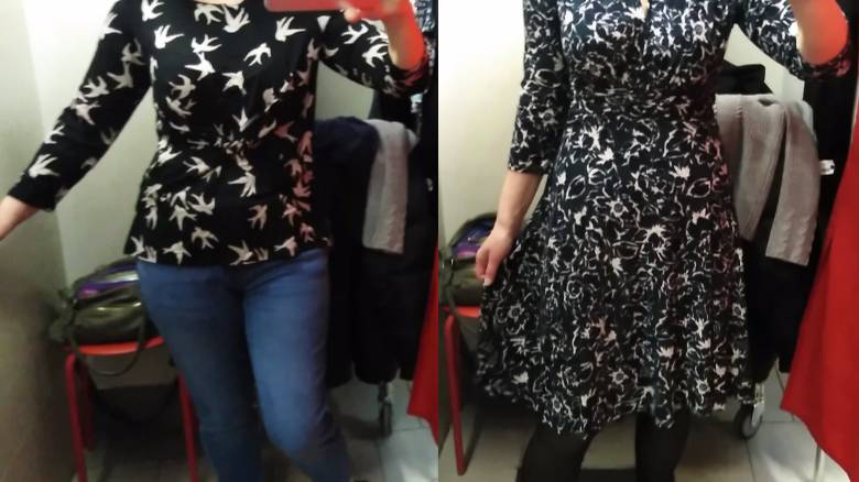 НЕ ОЧЕНЬ СКРОМНОЕ ПЛАТЬЕ. КУПИЛА ПРАЗДНИЧНЫЙ СВИТШОТ. КУРТКА С КРАСИВУЧИМИ ПУГОВИЦАМИ И ПОДКЛАДКОЙ смотреть онлайн