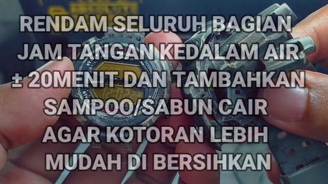 Membersihkan GSHOCK G9000 Penuh Dengan Lumpur‼️