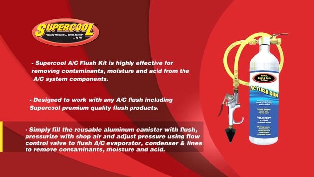 Supercool A/C Flush Gun Kit #27361 смотреть онлайн