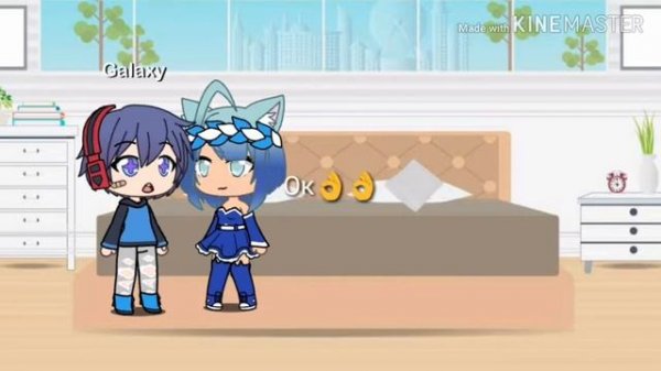 24 часа в одной комнате с парнем"Gacha life "