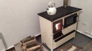 Варочная печь с духовкой на дровах