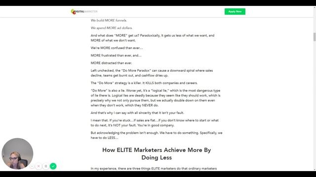 Sales Page Teardown - The Elite Marketing System смотреть онлайн