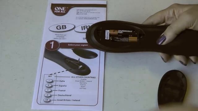 Universal Remote Control - URC 6410/6420 Simple 1 / Simple 2 Landereinstellung | One For All смотреть онлайн