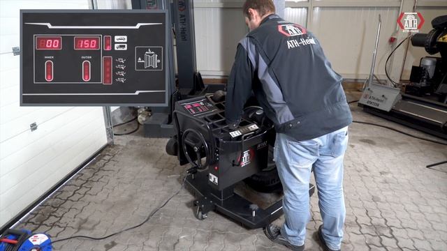 LKW-Radauswuchtmaschine ATH W102 / Truck wheel balancer ATH W102 смотреть онлайн