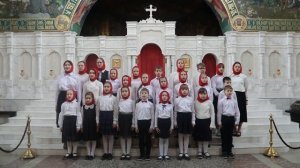 Тропарь праздника Пасхи. Детский архиерейский хор