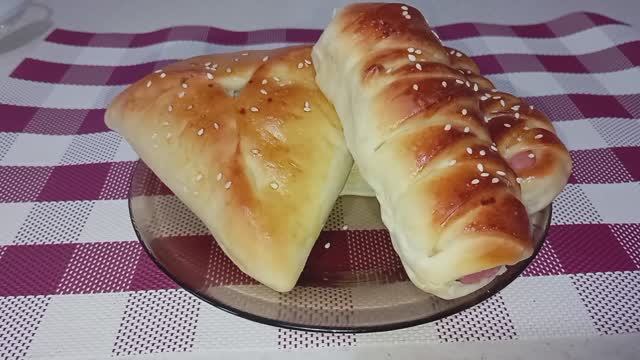 Пирожки с РЫБОЙ и СОСИСКИ в тесте! смотреть онлайн