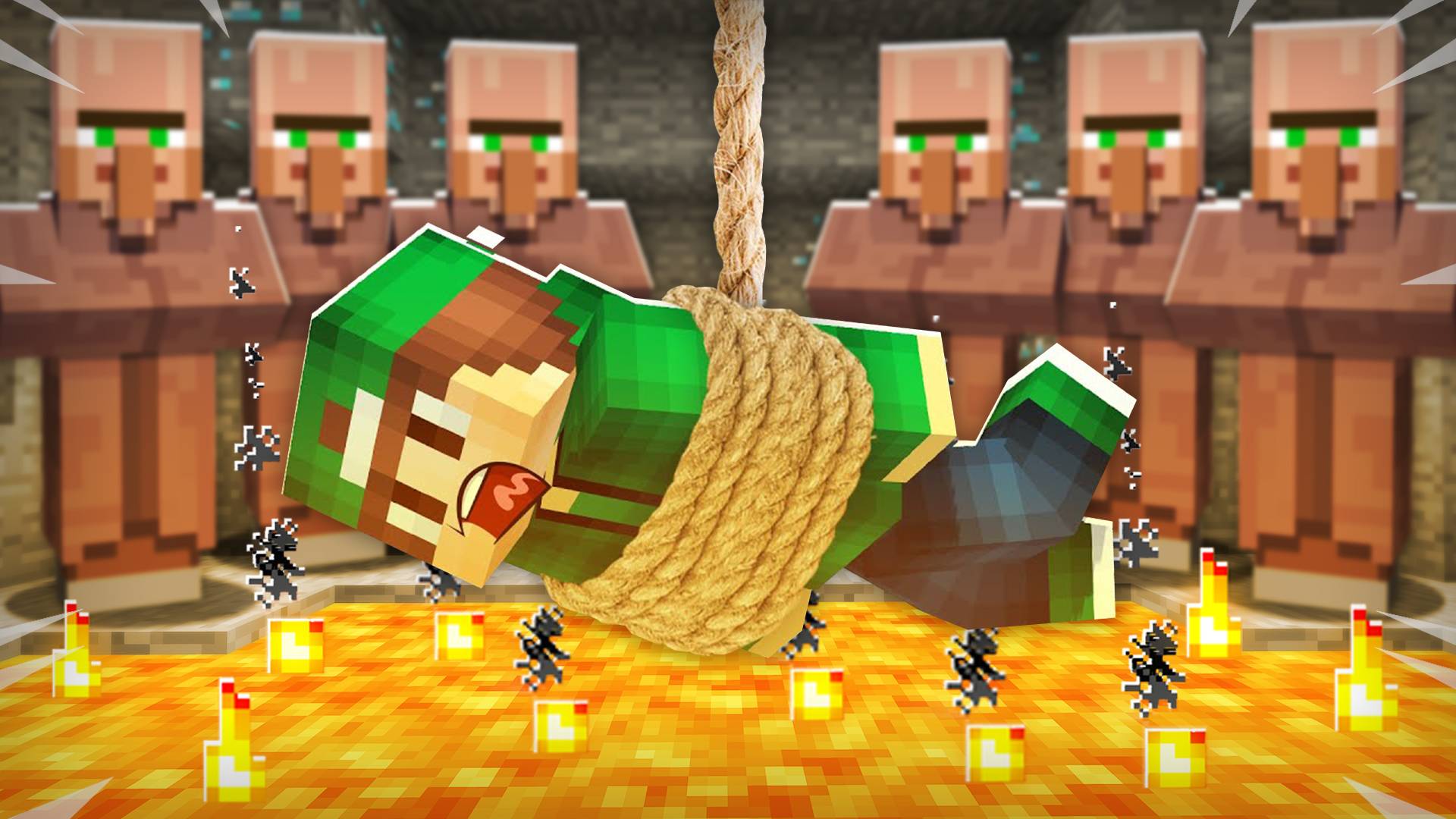 ПОМОГИТЕ! МЕНЯ ПОХИТИЛИ ЖИТЕЛИ В МАЙНКРАФТ | Риколит Minecraft смотреть онлайн