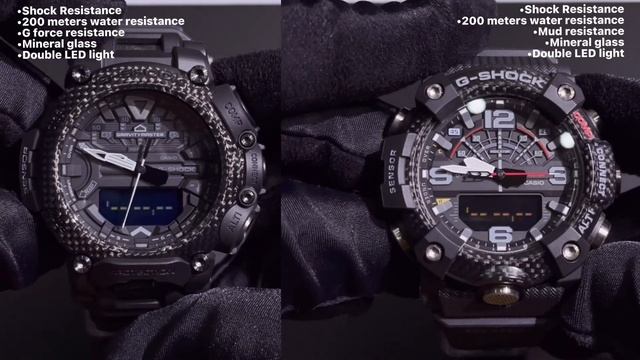 Casio G-Shock GG-B100-1ADR VS GR-B200-1BDR