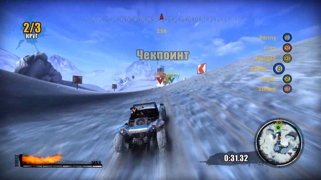 Insane 2 - Поле торосов - Гонка по бездорожью - Gameplay смотреть онлайн