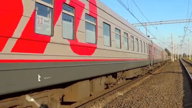 ЧС2к-908 с поездом №125 "Новороссийск – Москва" смотреть онлайн