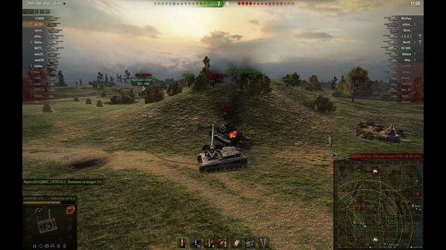 World of Tanks - Мастер на Waffenträger auf Pz. IV + ПТ-15 на Т55А! смотреть онлайн