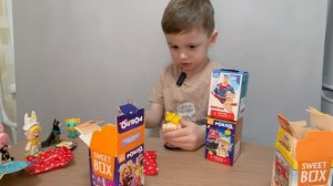 Распаковка коробочек Sweet Box «Роблоксеры», «Говорящий Том», «SuperPets"