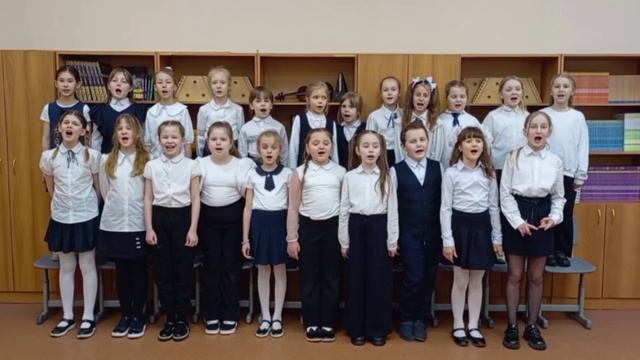 "Лунные коты" музыка Г. Струве, слова Н. Соловьевой. Хор 2И класса смотреть онлайн