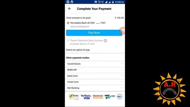How to addmoney From Paytm let me watch carefully ||by ar stationary|| by ar products смотреть онлайн