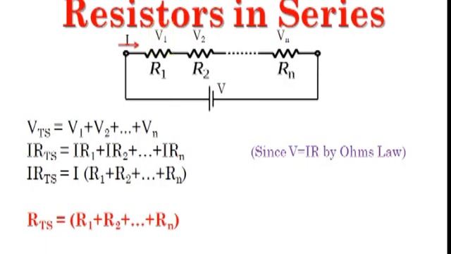 RESISTOR COMBINATIONS- SERIES AND PARALLEL смотреть онлайн
